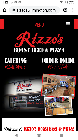 Rizzo's Roast Beef & Pizza Wilmington Screenshot 2