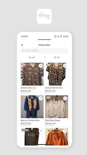 TSR Boutique Screenshot 2