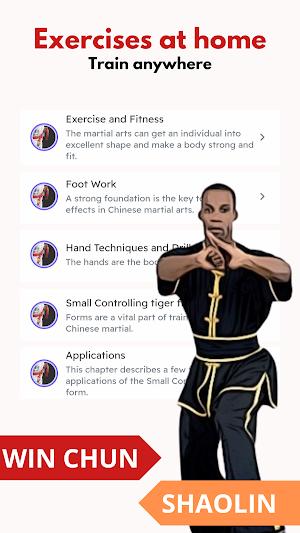 Kung Fu - wing chun Training Screenshot 0