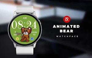 Animated Bear Watch Face Screenshot 0