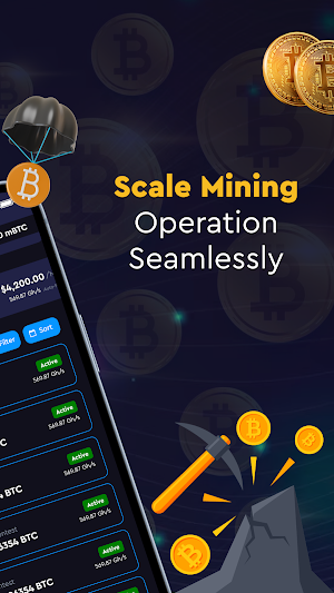 BTC Cloud Miner - Fast Mining Screenshot 1