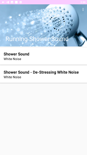 Shower Sounds - Running Shower Screenshot 1