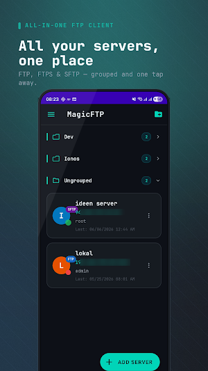 MagicFTP: SFTP & FTP Client Screenshot 0
