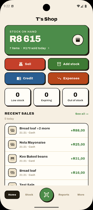 SPAZA: Stock & Shop Manager Screenshot 0