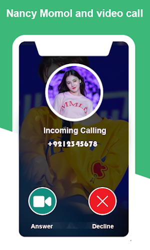 Nancy Momoland video call Screenshot 2