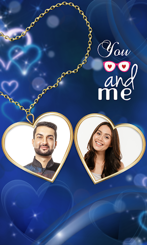 Couple Locket Photo Frames Screenshot 2