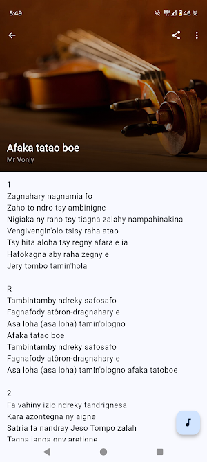 Tononkira Advantista Screenshot 2