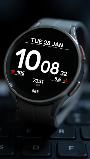 BIG DIGI Sport GN01 Watch face Screenshot 1