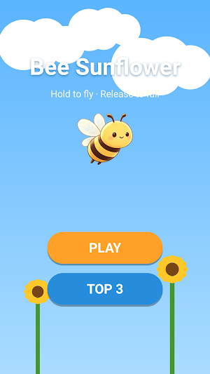 Bee Sunflower Click Screenshot 0