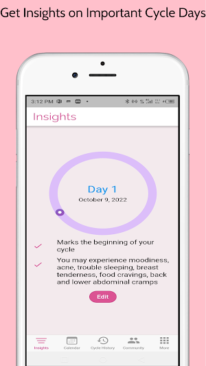 Ovul: Ovulation/Period Tracker Screenshot 1
