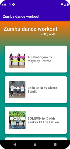 Zumba dance workout Screenshot 0