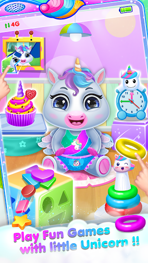 Unicorn Daycare Cute Toy Phone Screenshot 2