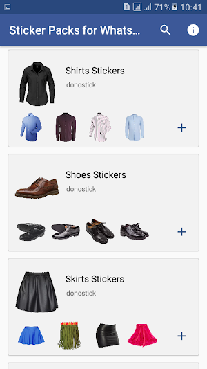 Clothes Stickers for WhatsApp - WAStickerApps Screenshot 2