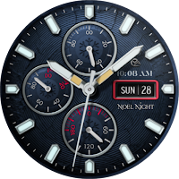 Noel Night Luxury Watch Face