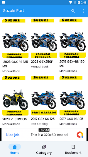Katalog Sparepart Motor Suzuki Screenshot 0