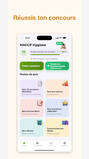HACCP Hygiene Alimentaire QCM Screenshot 3
