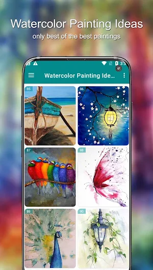 Watercolor Painting Ideas Screenshot 3