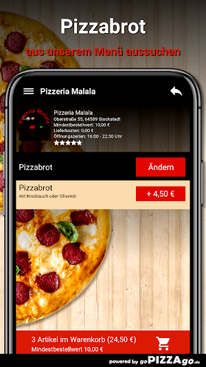 Pizzeria Malala Stockstadt Screenshot 3