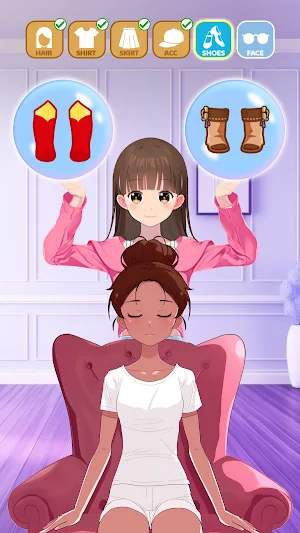 Left or Right Dress up: Magic Screenshot 1