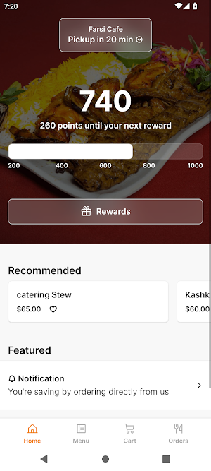 Farsi Cafe Screenshot 0