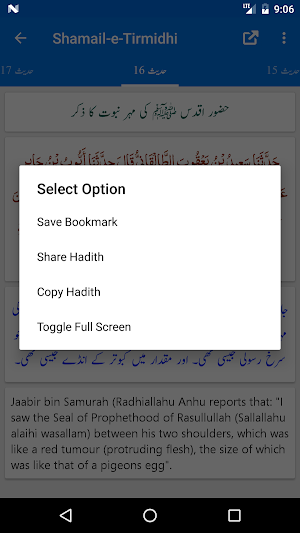 Shamail-e-Tirmidhi - Arabic with Urdu Translation Screenshot 2