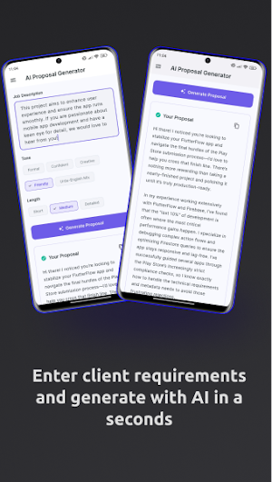 Proposal AI for Freelancers Screenshot 1