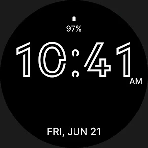 Pink Floral Watch Face screenshot 6