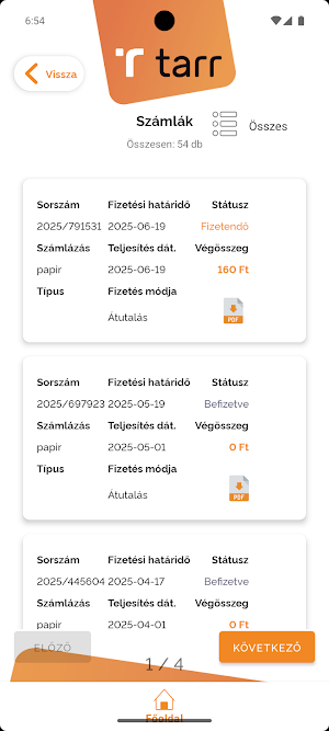 TARR alkalmazás Screenshot 2