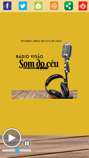 Web Rádio Visão Som Do Céu Screenshot 2