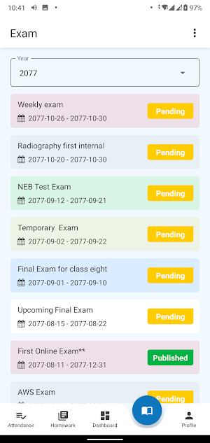 DAV Instructor Screenshot 3