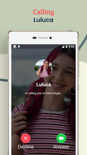Luluca Fake Call Screenshot 2