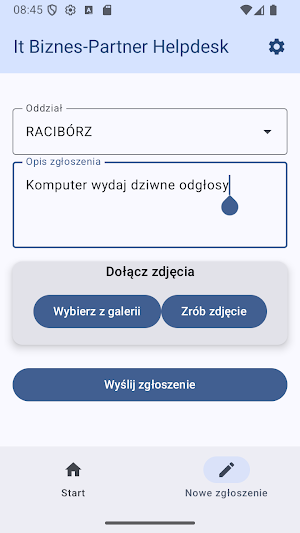 It Biznes-Partner Helpdesk Screenshot 0