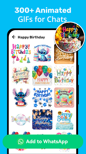 Gif Stickers for WAStickerApp Screenshot 0