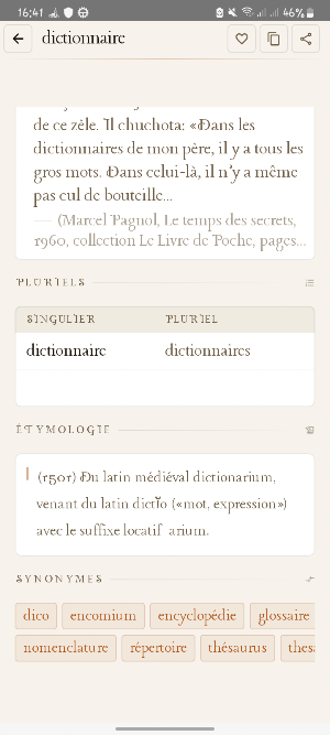 Lerobert Dictionnaire Larousse Screenshot 1