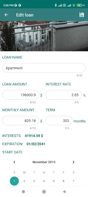 Loan calculator & more Screenshot 1