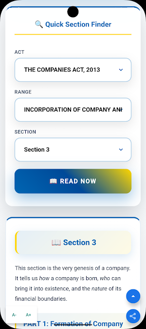 Law And Sections Screenshot 1