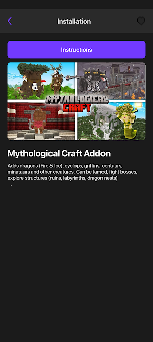 Mythical Creatures Mods MCPE Screenshot 1