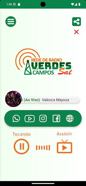 Rede Verdes Campos Sat Screenshot 1