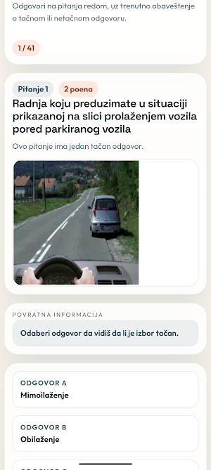 Auto Škola Testovi Screenshot 1