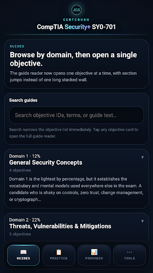 CertCrush: Security+ SY0-701 Screenshot 0