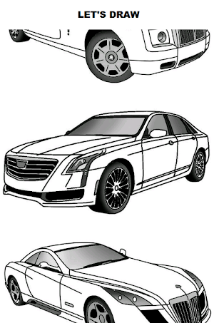 Draw Cars: Luxury Screenshot 0