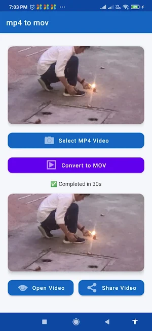 mp4 to mov converter Screenshot 0