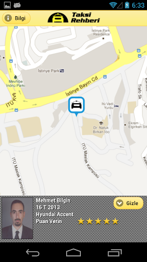 Bursa Taxi Guide Screenshot 2