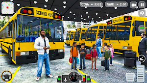 Euro Bus Game School Bus Games Screenshot 1