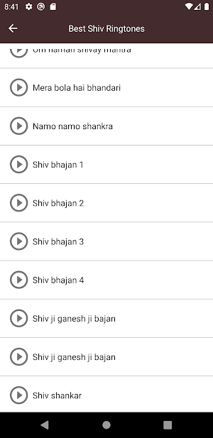 Lord Shiv Ringtones Screenshot 1