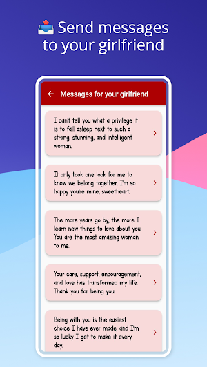 Love messages for girlfriend Screenshot 2