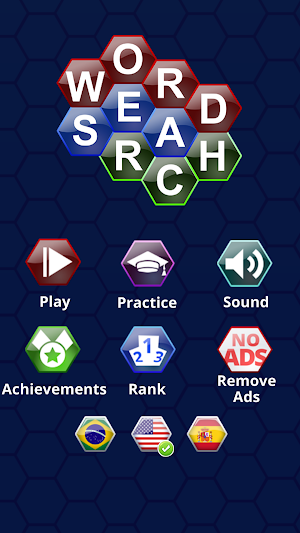 Word Search Puzzles Hexagon Screenshot 0