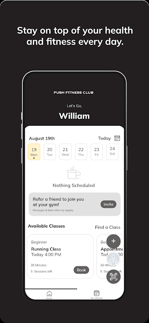 Push Fitness Club Screenshot 1