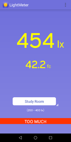 Light Meter Screenshot 2