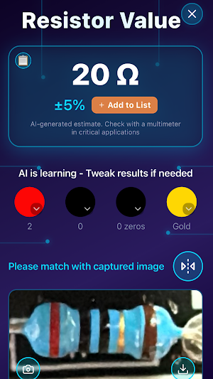 ElectroScan AI: Chip Scanner Screenshot 1